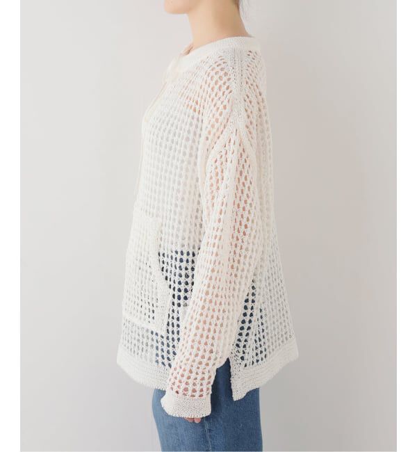 FRAMeWORK「enrica/エンリカ メッシュ編みプルオーバー」|ニット・セーター|
