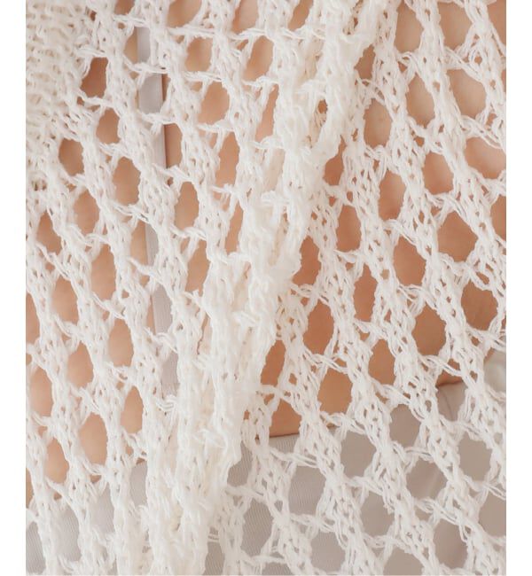 FRAMeWORK「enrica/エンリカ メッシュ編みプルオーバー」|ニット・セーター|