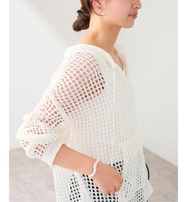 FRAMeWORK「enrica/エンリカ メッシュ編みプルオーバー」|ニット・セーター|