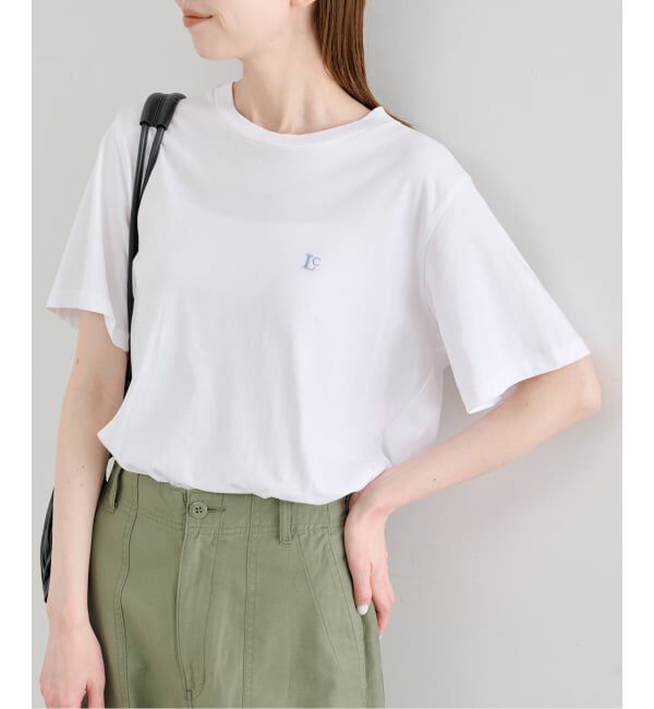 U by SPICK&SPAN「《予約》LOW CLASSIC Lc / ロウ クラシック エルシー Lc BASIC T-SHIRT」|Tシャツ・カットソー|ホワイト