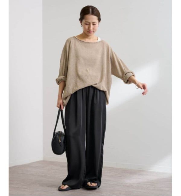 FRAMeWORK「≪一部カラーWEB限定 / 追加≫ウォッシャブルニュアンスワイドプルオーバー 2」|ニット・セーター|
