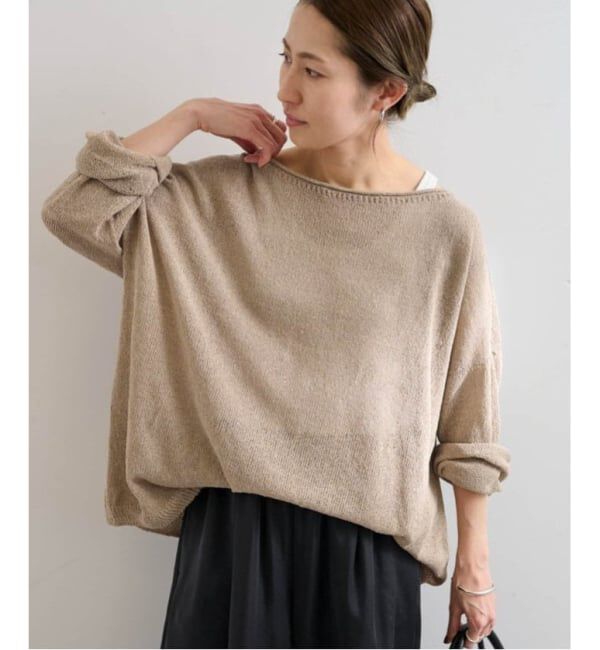 FRAMeWORK「≪一部カラーWEB限定 / 追加≫ウォッシャブルニュアンスワイドプルオーバー 2」|ニット・セーター|