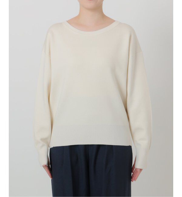  「【洗える】接結クルーネックプルオーバー」|ニット・セーター|