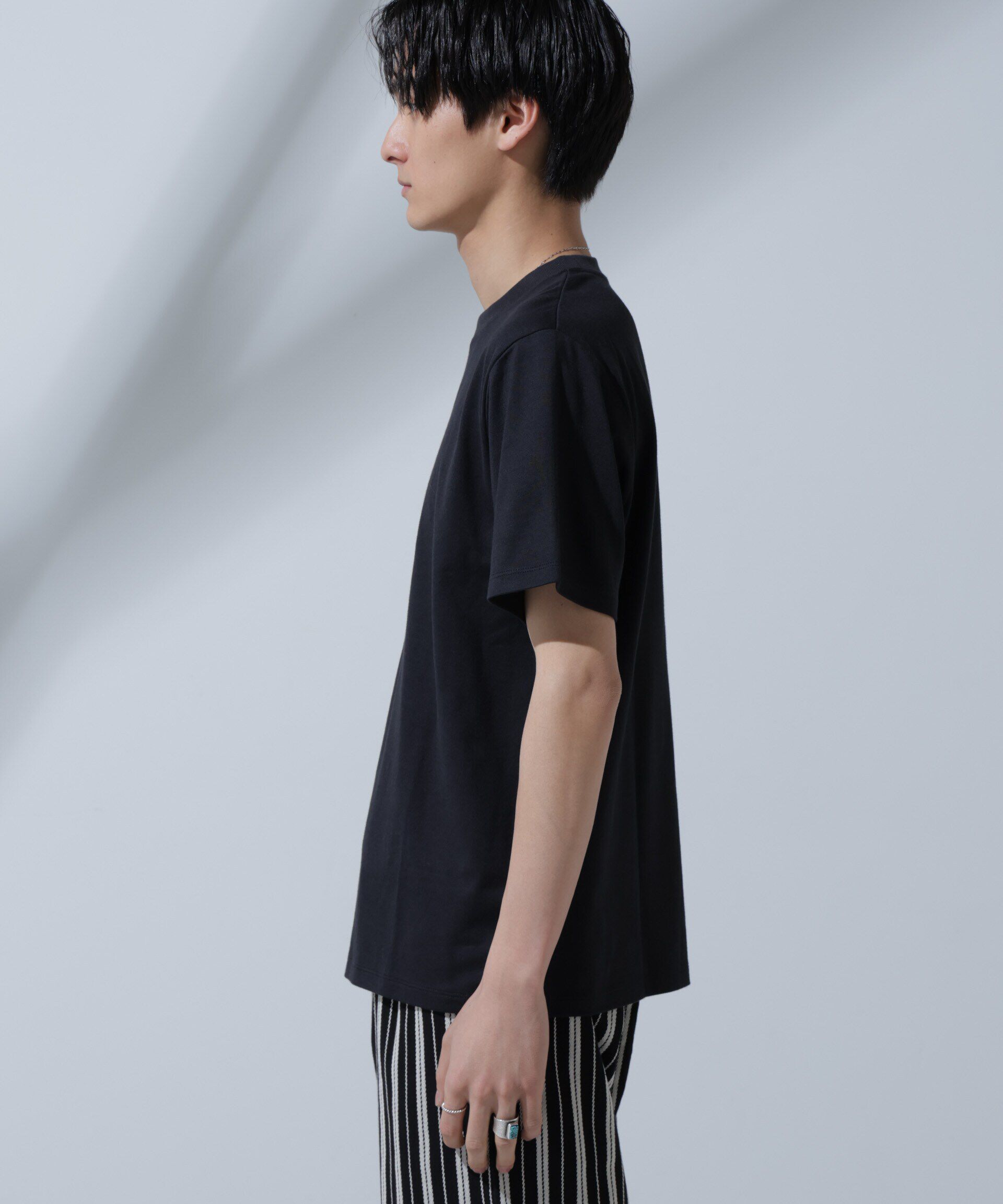 nano･universe「Anti Soaked(R)汗染み防止 クルーネックTシャツ」|Tシャツ・カットソー|