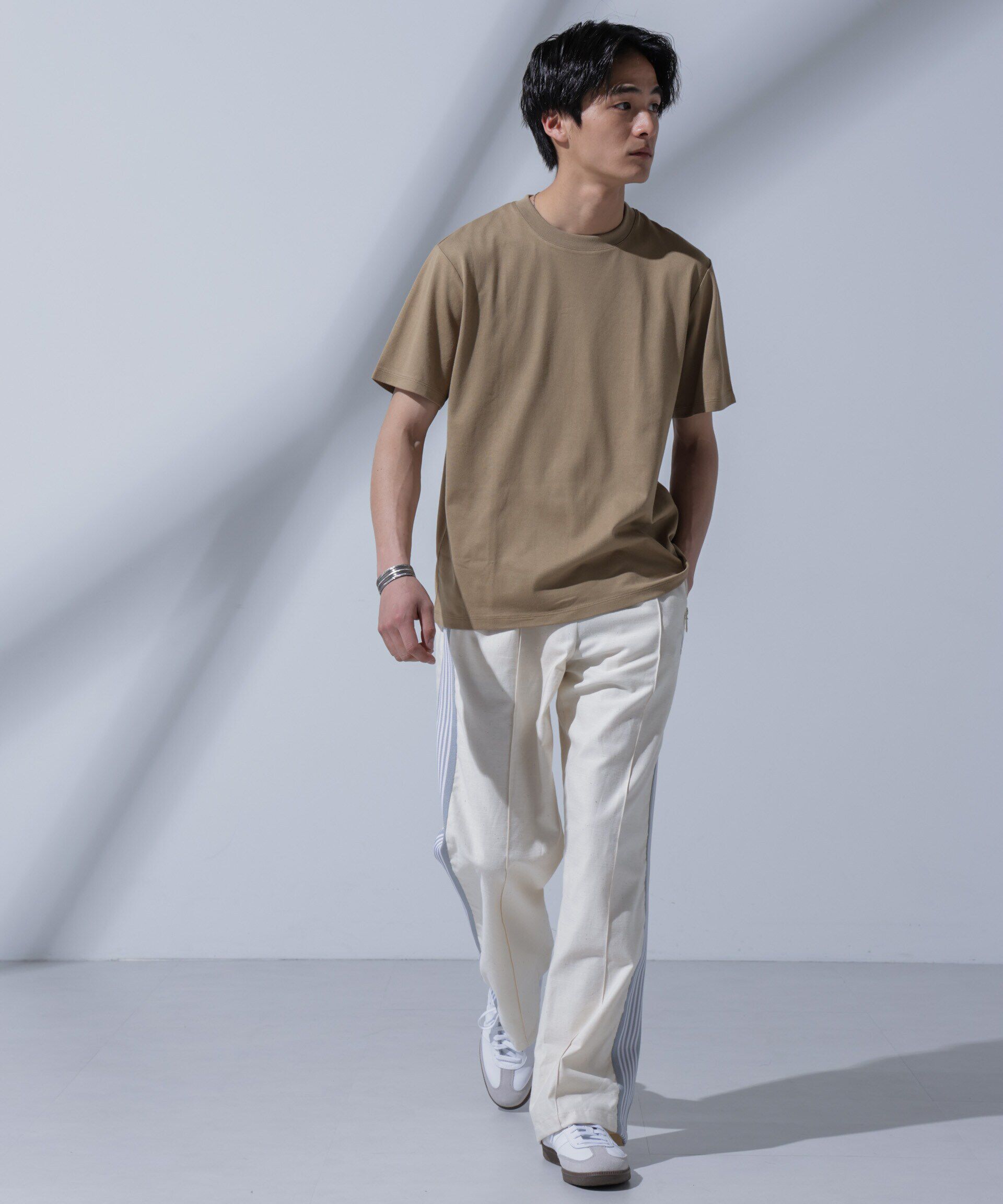 nano･universe「Anti Soaked(R)汗染み防止 クルーネックTシャツ」|Tシャツ・カットソー|