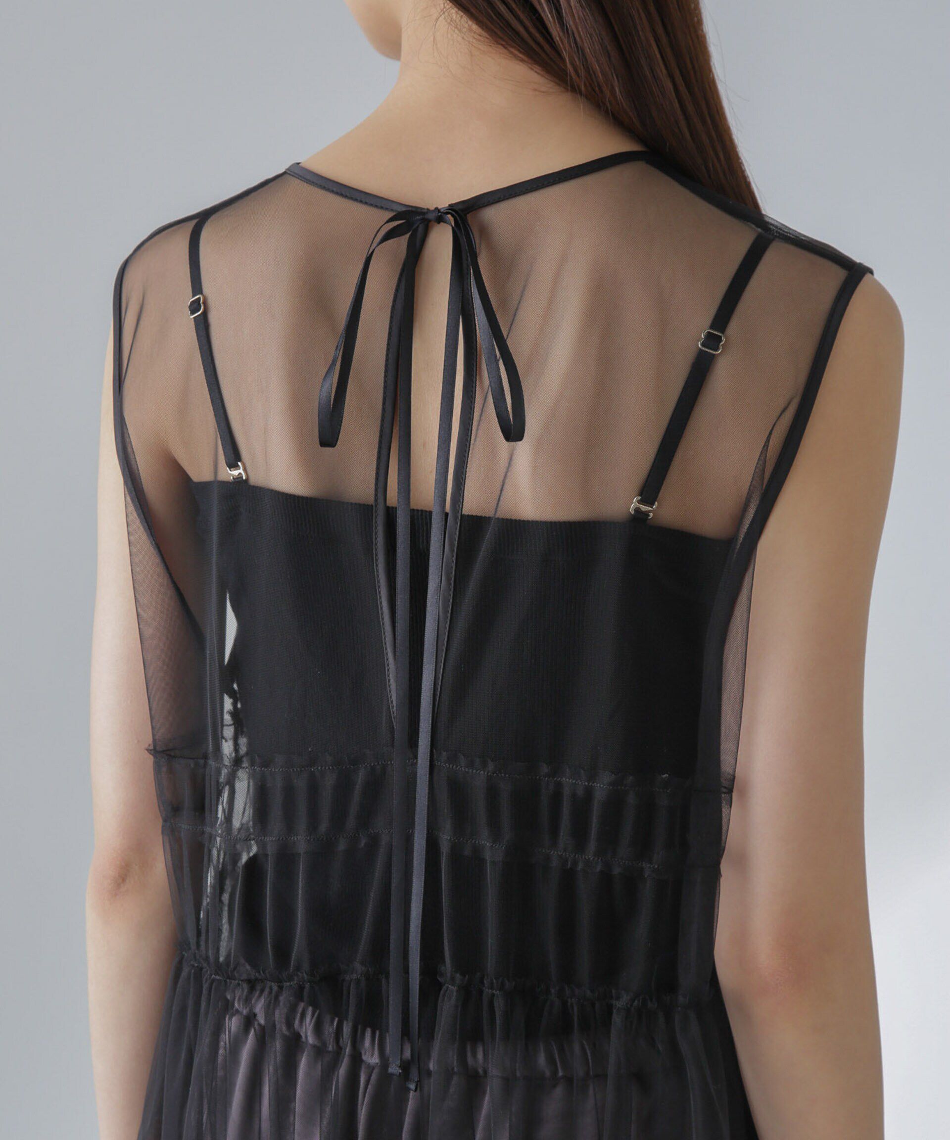 nano･universe「ギャザーチュールワンピース」|ワンピース|