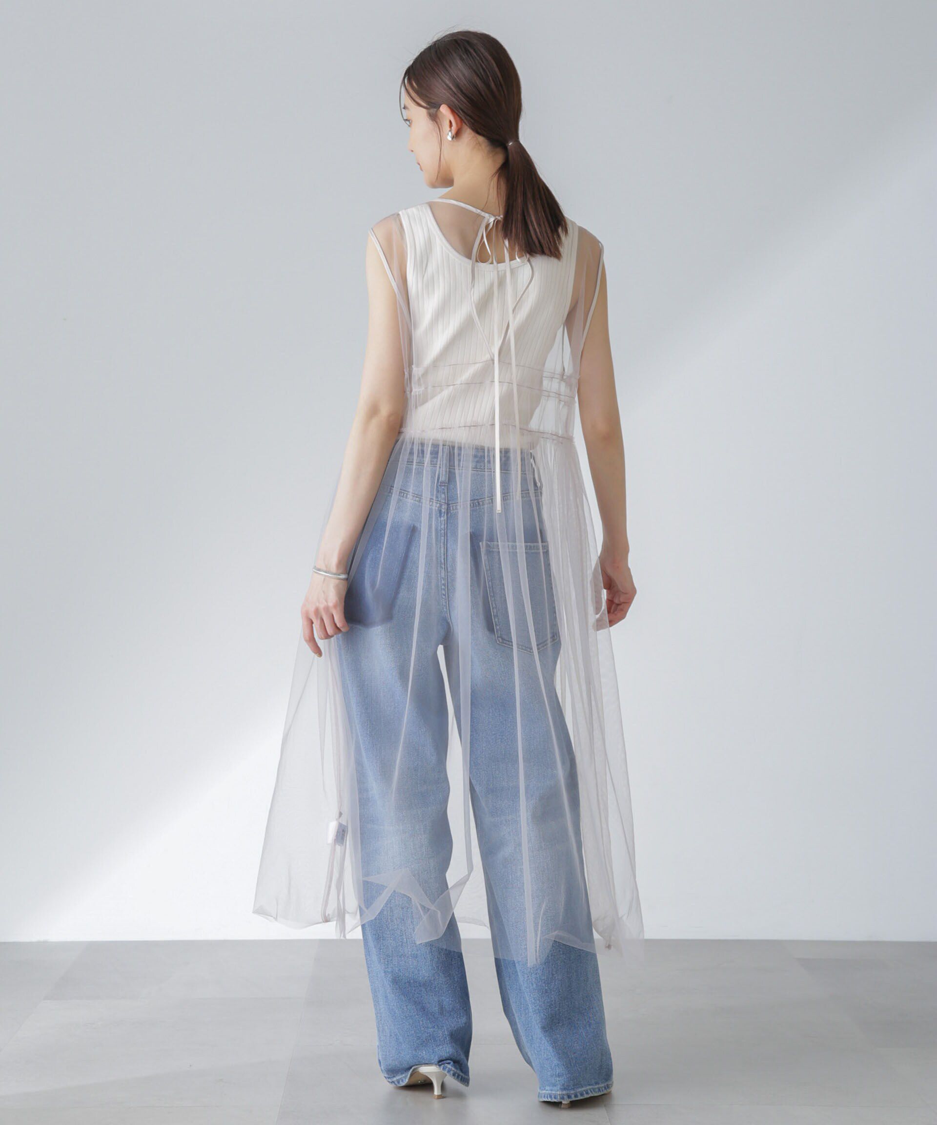 nano･universe「ギャザーチュールワンピース」|ワンピース|