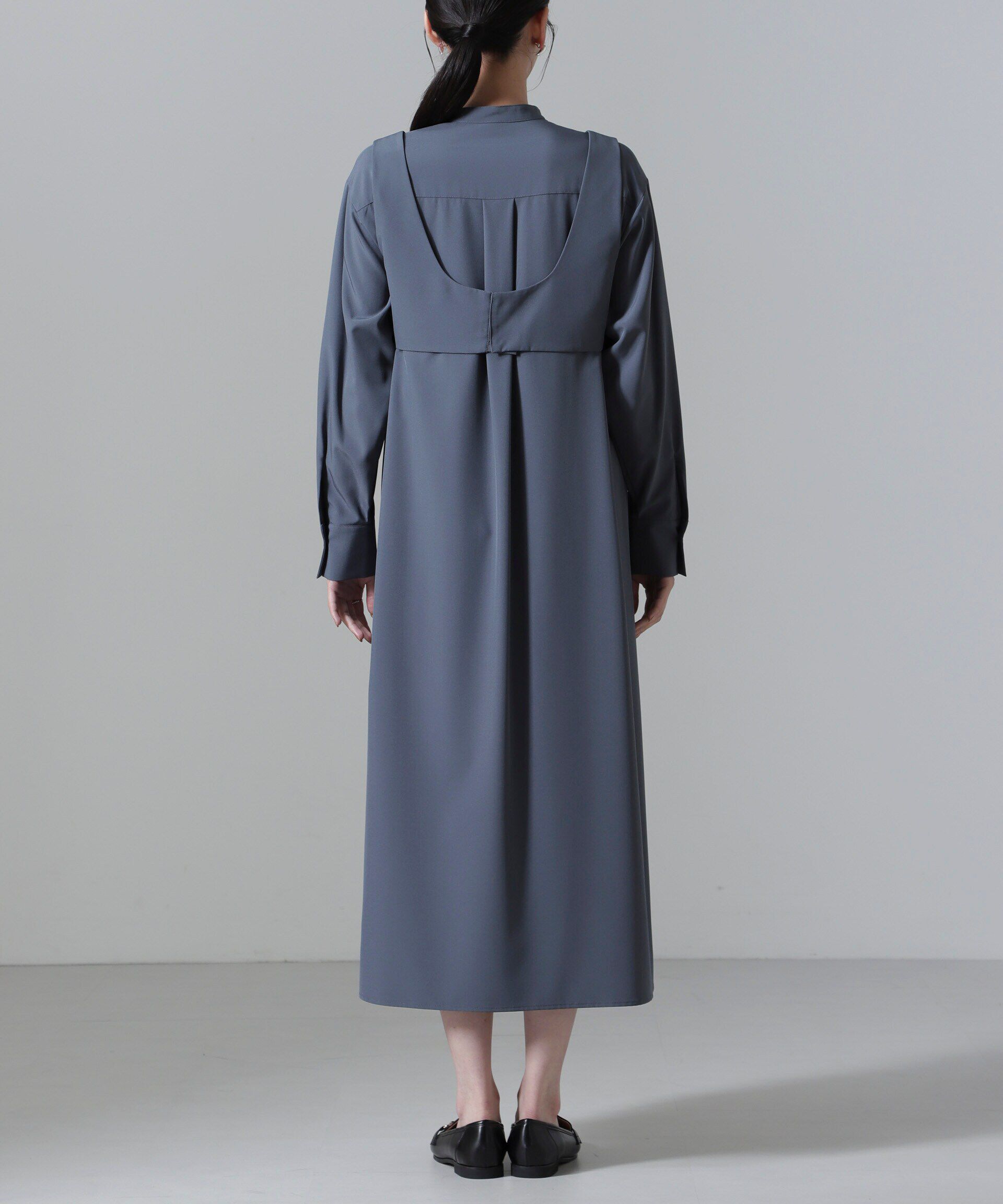 nano･universe「ビスチェセットシャツワンピース」|ワンピース|