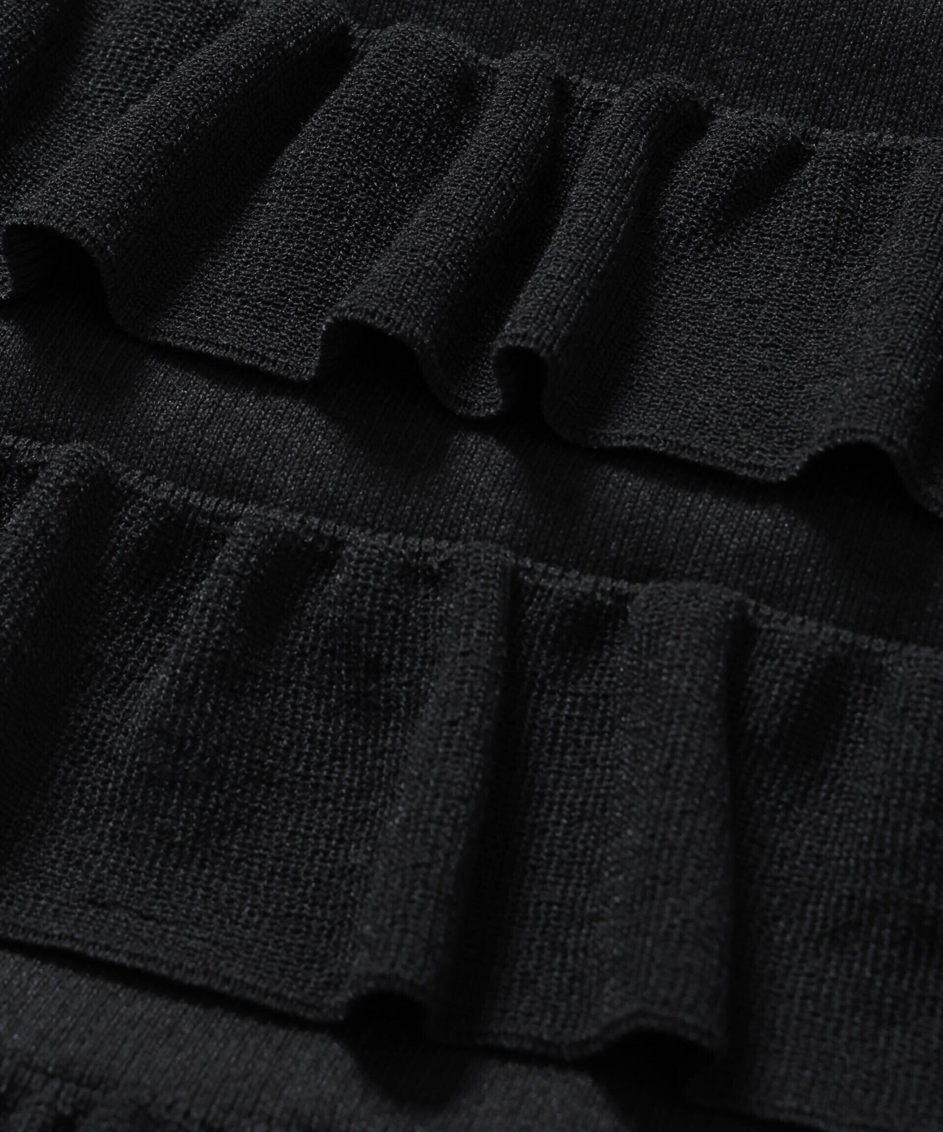 nano･universe「フリルニットスカート」|スカート|