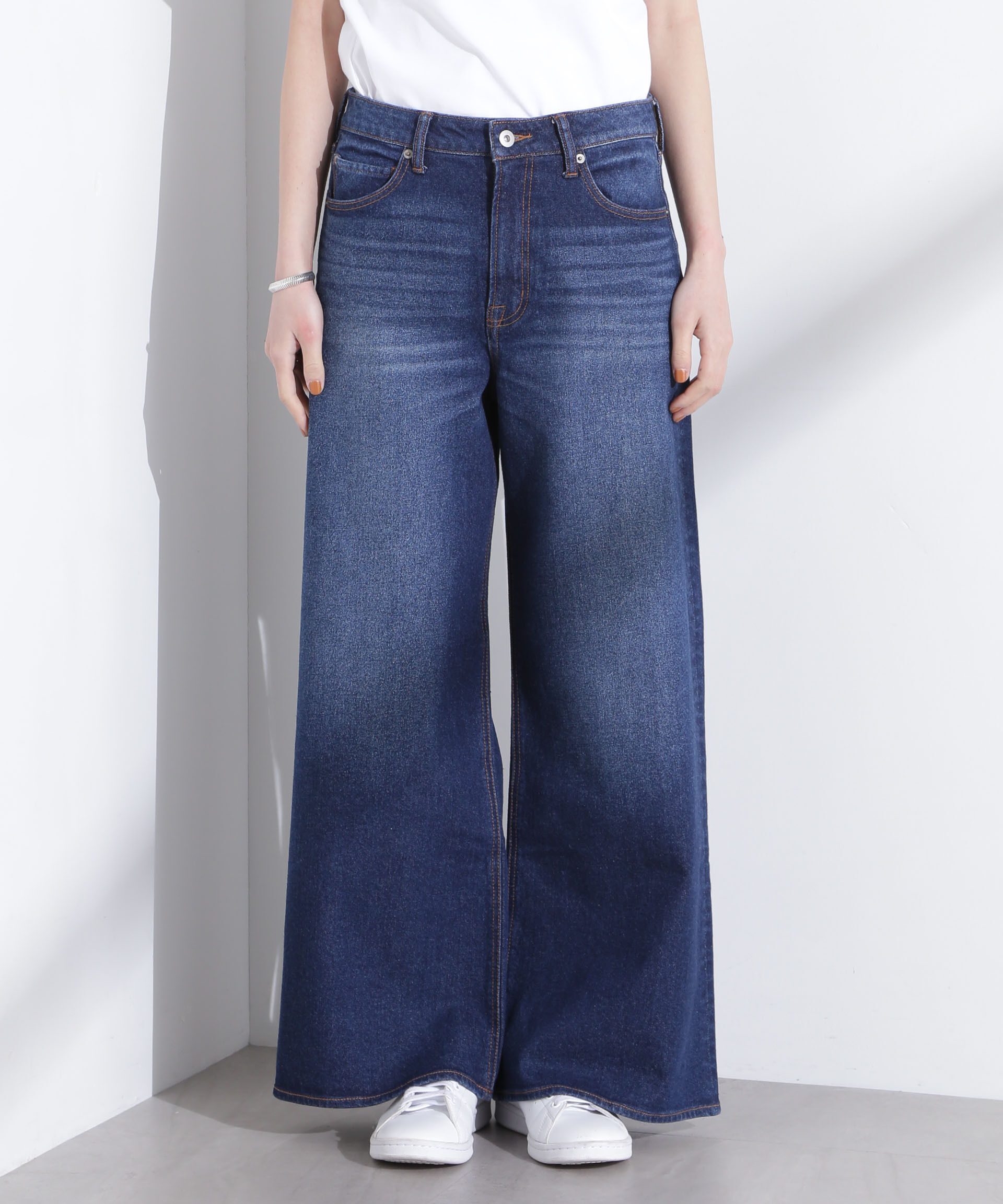 nano･universe「「MC」&rdquo;TIMELESS　WARDROBE&rdquo;ワイドフィットデニム」|チノ|