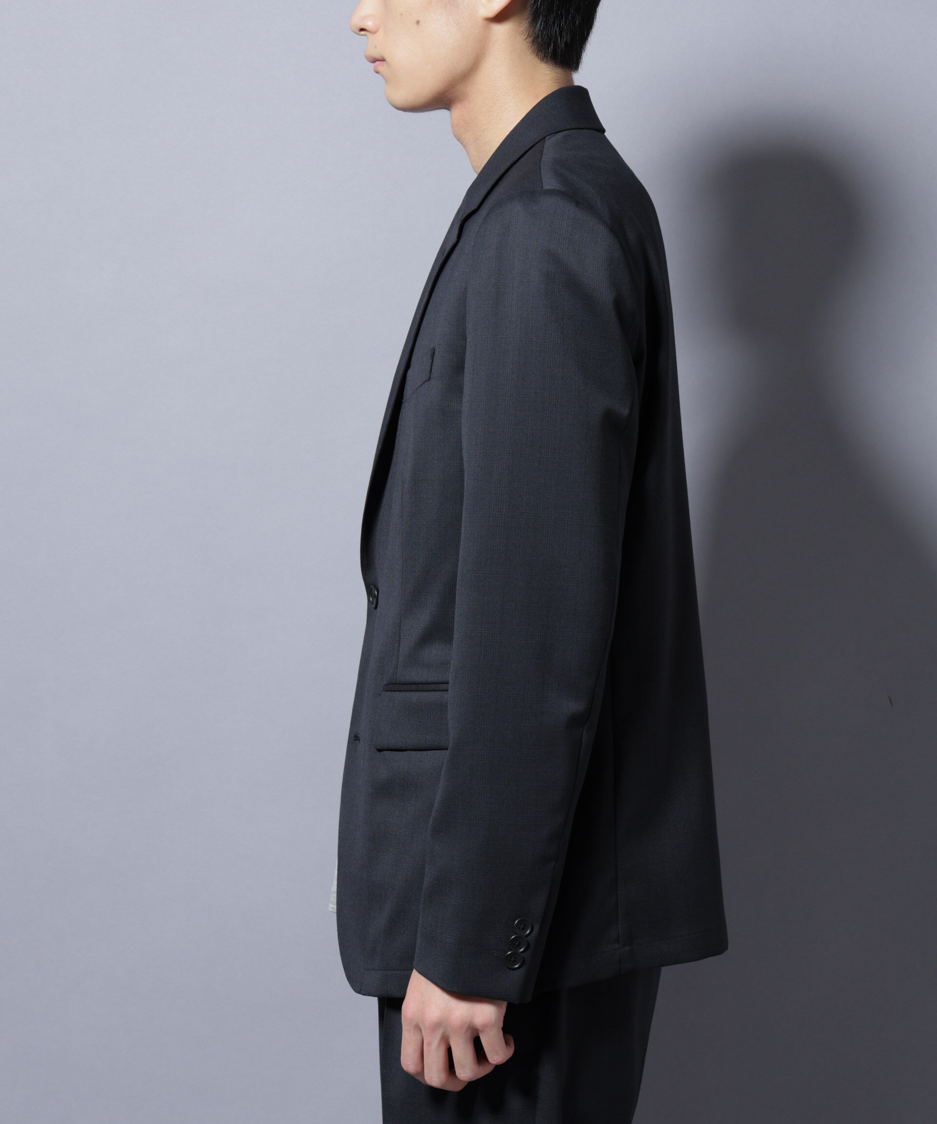 nano･universe「｢Damerino Select｣ RENU(R)T/Wシャドーチェックジャケット（セットアップ可）」|スーツ|