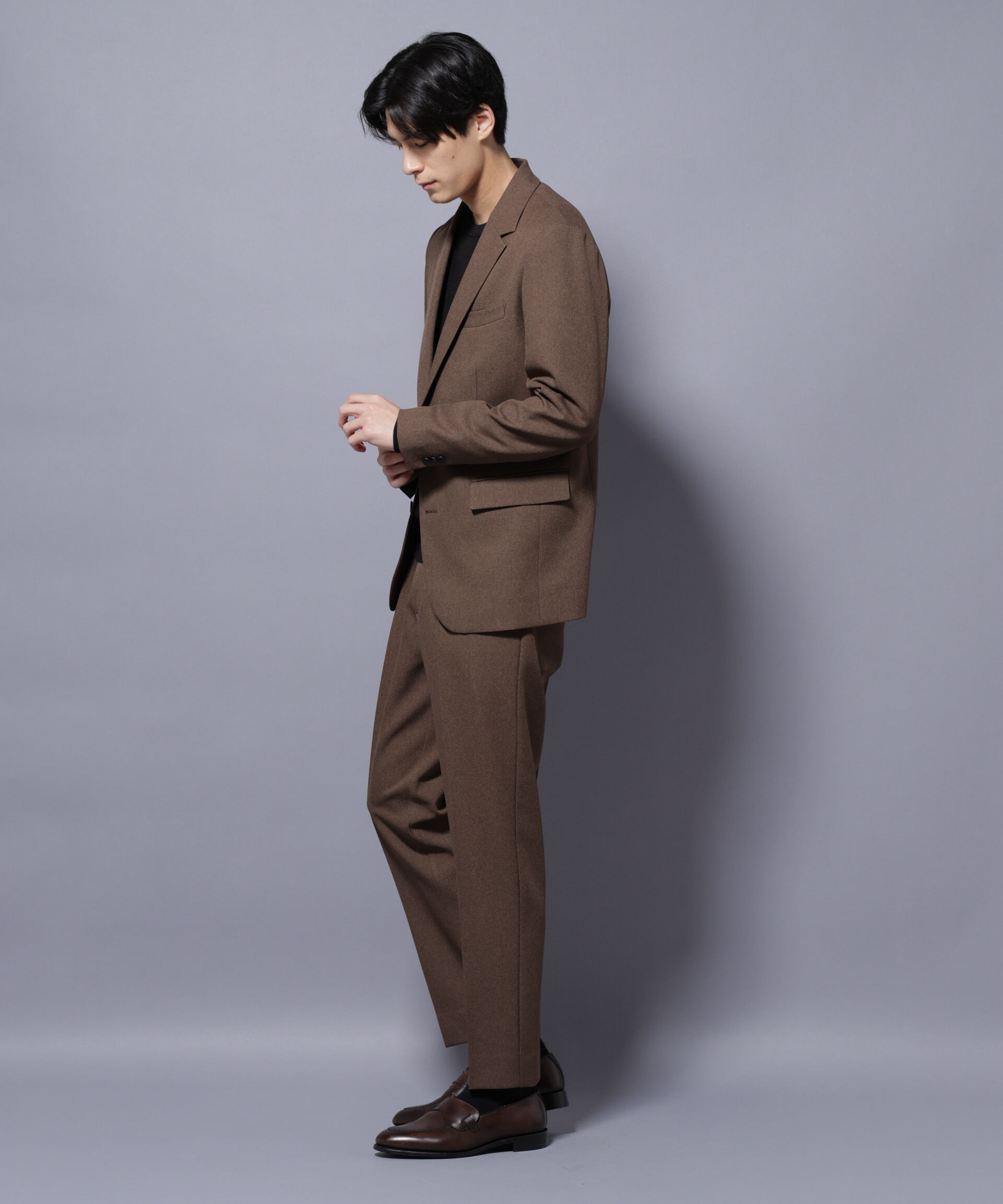 nano･universe「「Damerino」LANATEC(R) メランジツイルセットアップ」|スーツ|