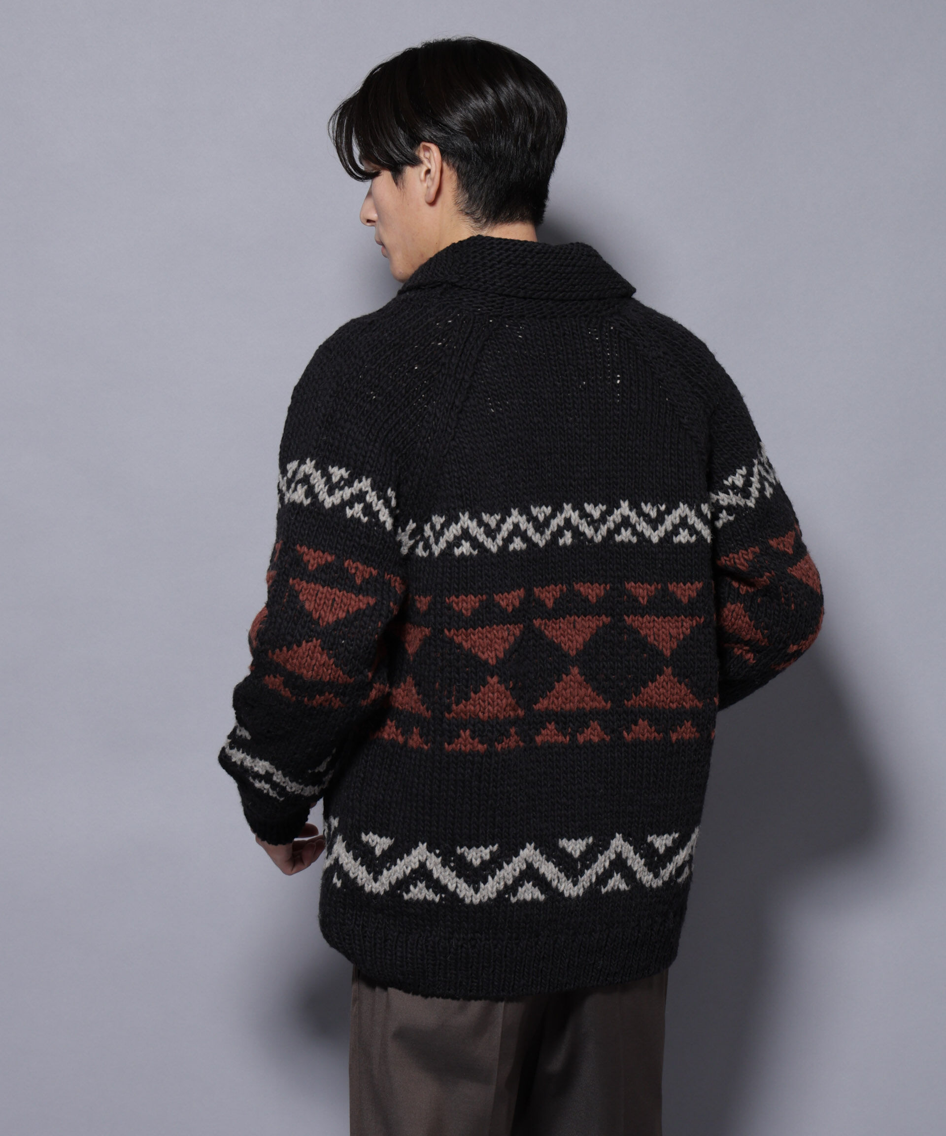 nano･universe「ペルー産カウチンセーター」|ニット・セーター|