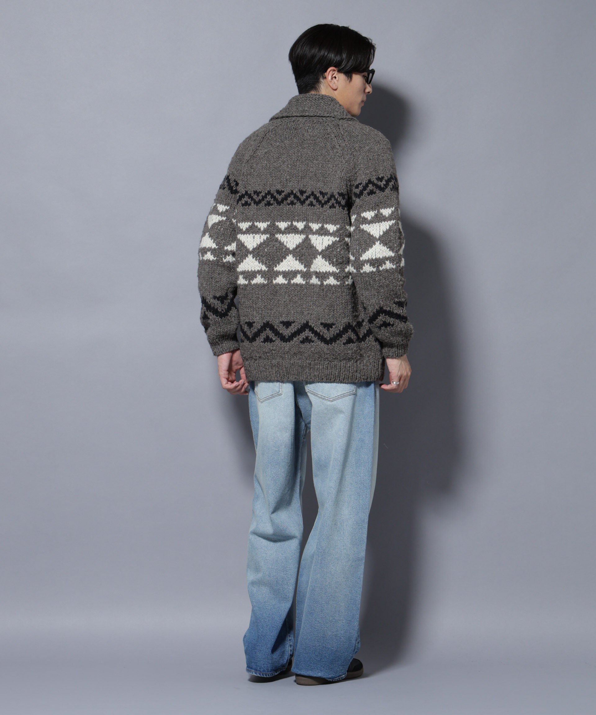 nano･universe「ペルー産カウチンセーター」|ニット・セーター|