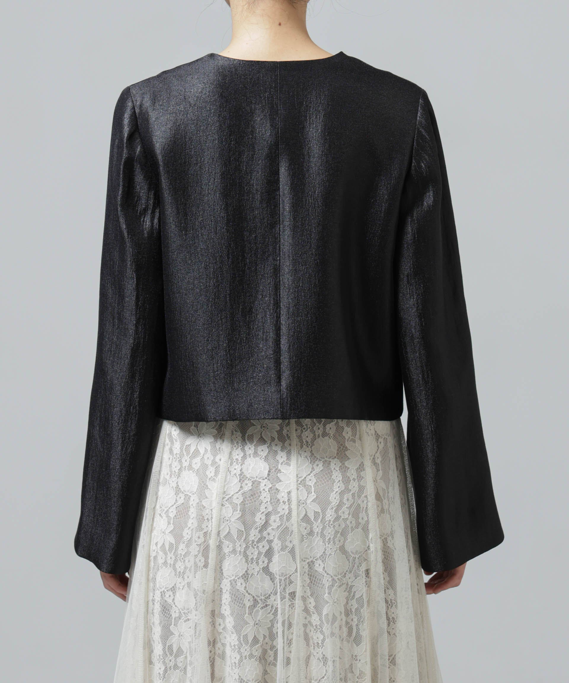 nano･universe「スリットスリーブショートジャケット」|テーラードジャケット|