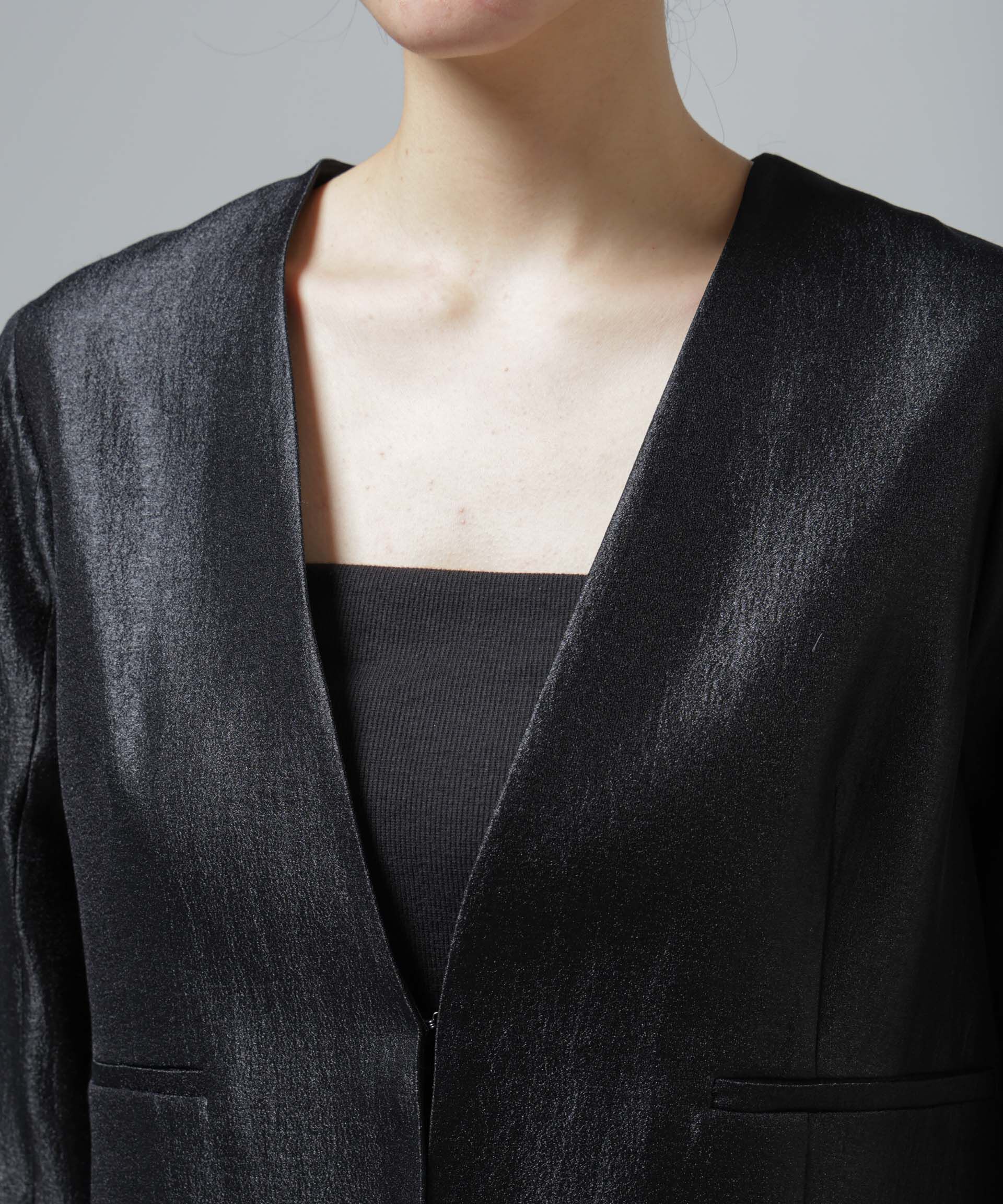 nano･universe「スリットスリーブショートジャケット」|テーラードジャケット|