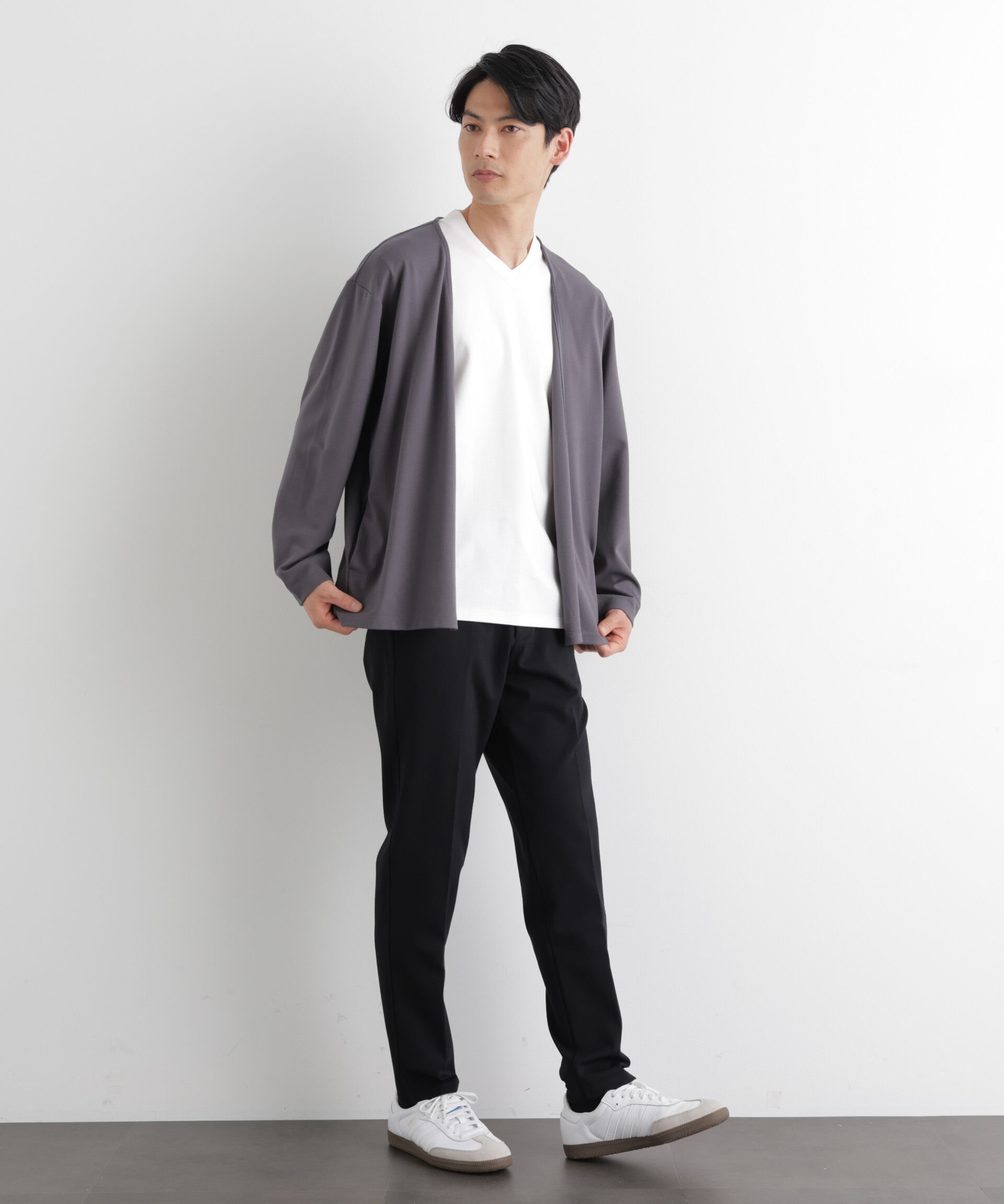 nano･universe「「Meaningful Continuity」coveross(R) レーヨンジャージーイージースラックス」|チノ|