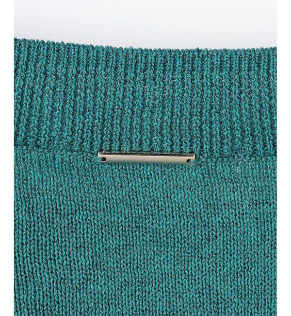 自由区「【アンサンブル対応】ペーパーコットンスクエアネックニット プルオーバー」|ニット・セーター|