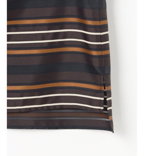 自由区「【カタログ掲載・セットアップ対応】マルチストライプジャカードノースリーブ ブラウス」|シャツ・ブラウス|