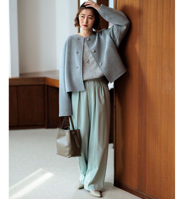 23区「ウールカシミヤシャギー ニット」|ニット・セーター|