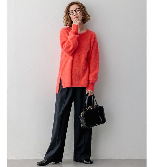 23区「ウールカシミヤシャギー ニット」|ニット・セーター|