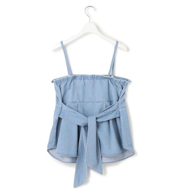 23区「【洗える】ライトダンガリー ビスチェ」|シャツ・ブラウス|