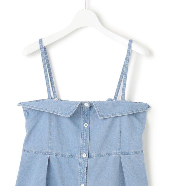 23区「【洗える】ライトダンガリー ビスチェ」|シャツ・ブラウス|