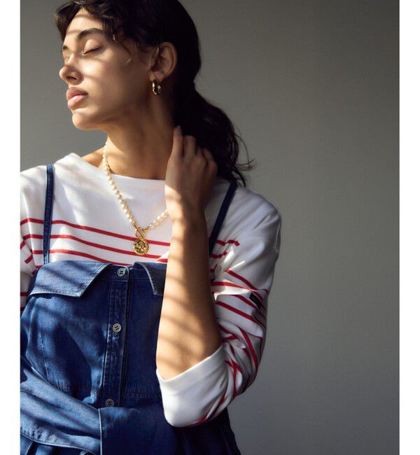 23区「【洗える】ライトダンガリー ビスチェ」|シャツ・ブラウス|