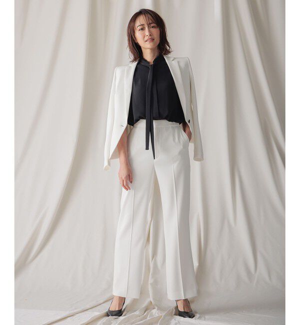 BEIGE,「【洗える・L-size】EVA / ボウタイブラウス」|シャツ・ブラウス|