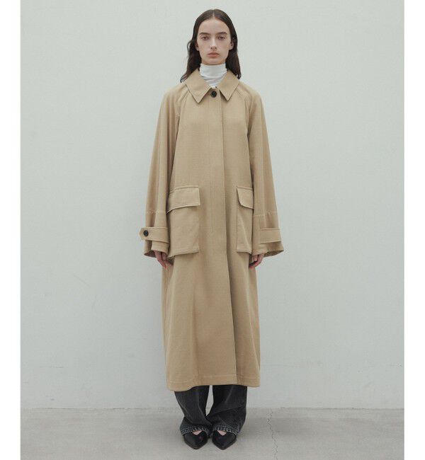 BEIGE,「MOLUCCELLA / オーバーサイズステンカラーコート」|ステンカラーコート|