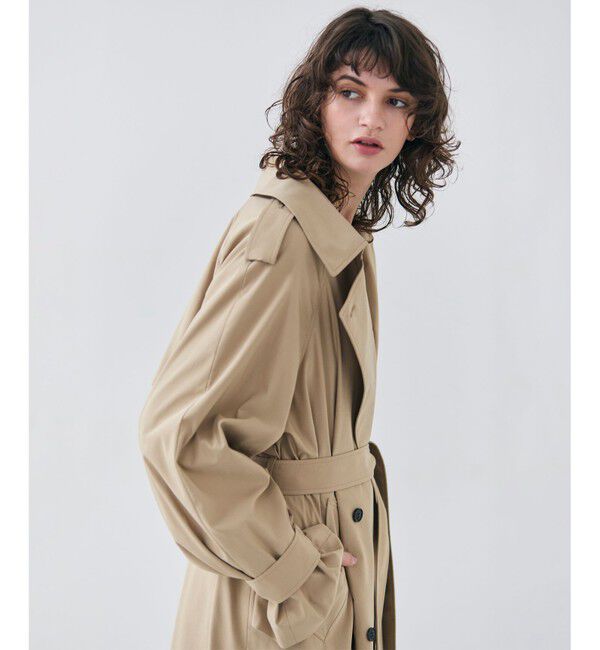 BEIGE,「IBERIS / オーバーサイズトレンチコート」|トレンチコート|
