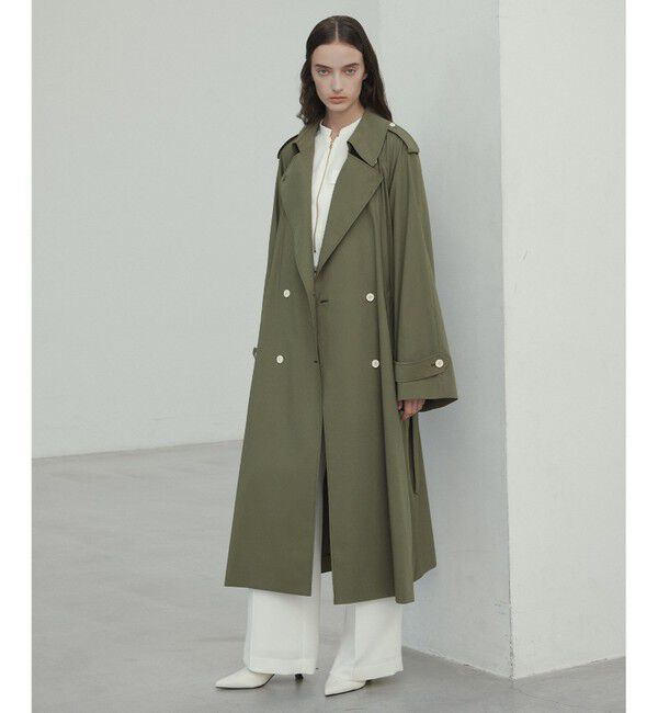 BEIGE,「IBERIS / オーバーサイズトレンチコート」|トレンチコート|