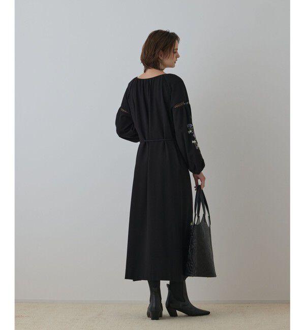 GRACE CONTINENTAL「エンブロイダリーカフタンワンピース」|ワンピース|
