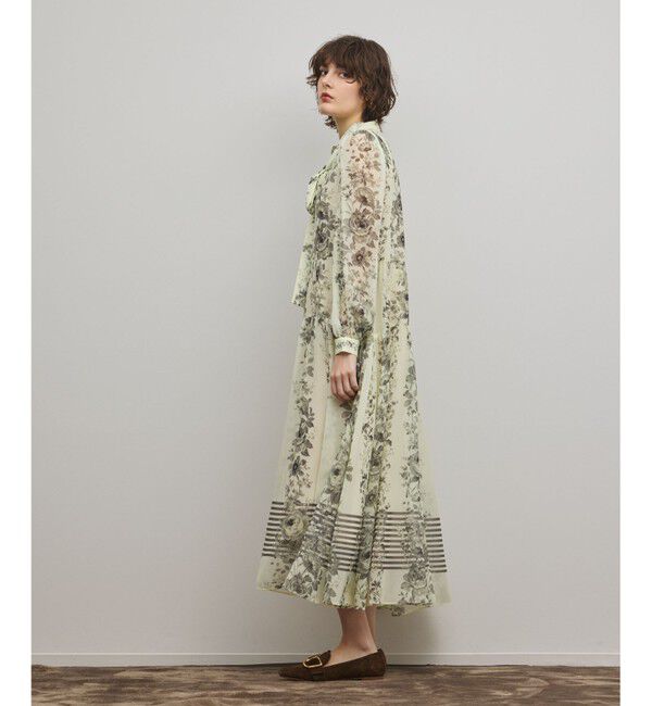 Diagram「フラワープリントティアードワンピース」|ワンピース|