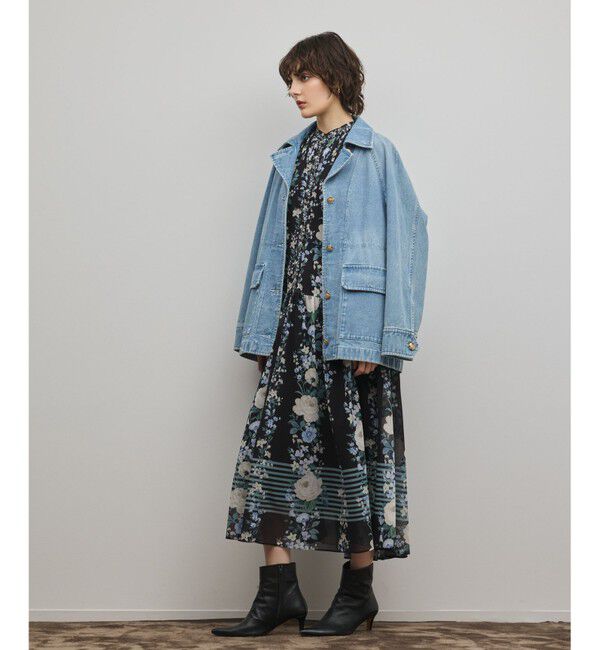 Diagram「フラワープリントティアードワンピース」|ワンピース|