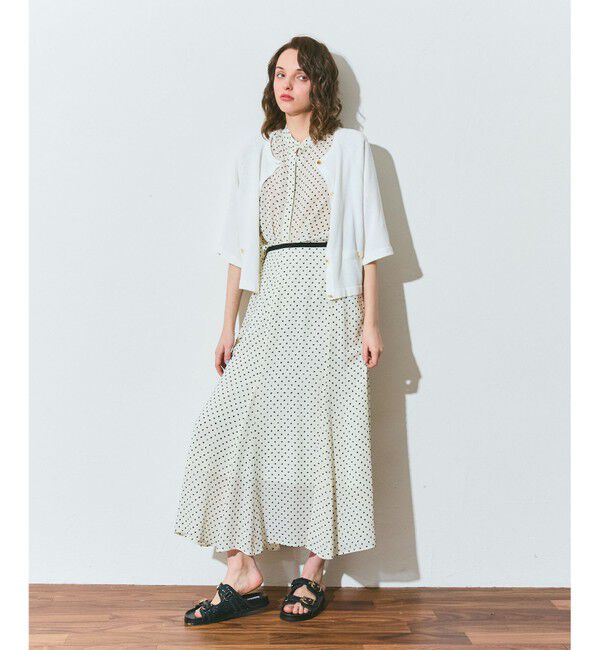 Grace Class「ハイツイストコットンカーディガン」|カーディガン|ホワイト