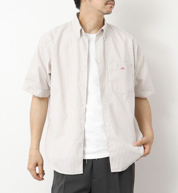 NOLLEY'S goodman「【DANTON/ダントン】DOT BUTTON B.D. SHIRT SS 25SS」|シャツ・ブラウス|