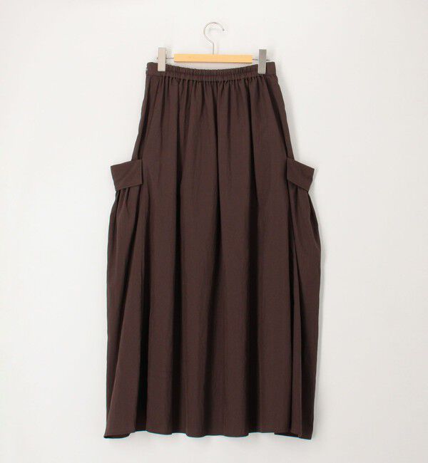 NOLLEY'S「《セットアップ対応》リンクルタイプライターポケ付きスカート」|スカート|