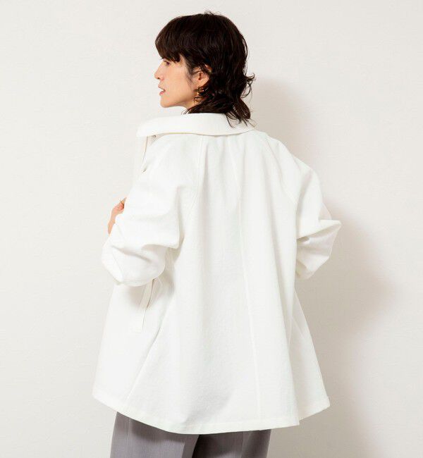 NOLLEY'S sophi「ウォッシャブルエアーツイルステンカラーハーフコート」|ステンカラーコート|