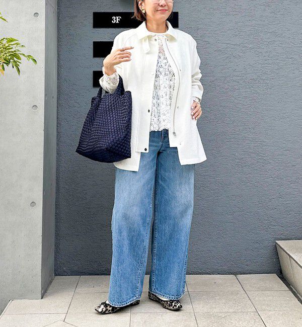 NOLLEY'S sophi「《セットアップ対応》ウォッシャブルストレッチレースペプラムプルオーバー」|シャツ・ブラウス|