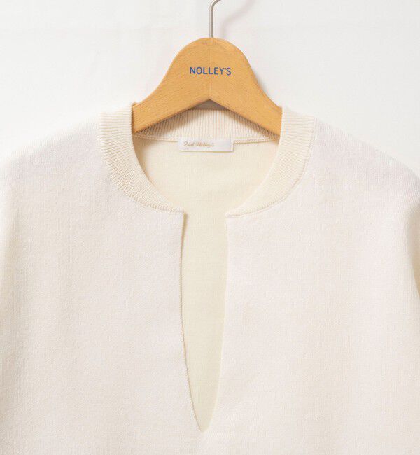 NOLLEY'S「《手洗い可能》《アンサンブル対応》スウェットライクニットプルオーバー」|ニット・セーター|