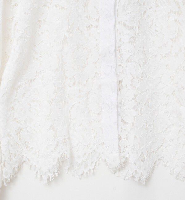 NOLLEY'S「ウォッシャブルレースシャツ」|シャツ・ブラウス|