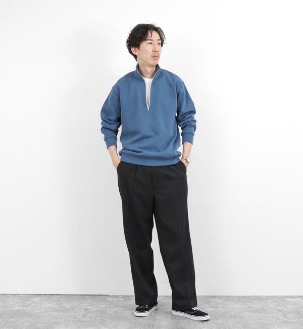 NOLLEY'S goodman「リブダンボール スタンドハーフZip 26SS」|スウェット・ジャージ|