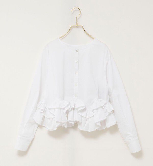 NOLLEY'S「【WEB限定】ウォッシャブルペプラムフリル2WAYブラウス」|シャツ・ブラウス|