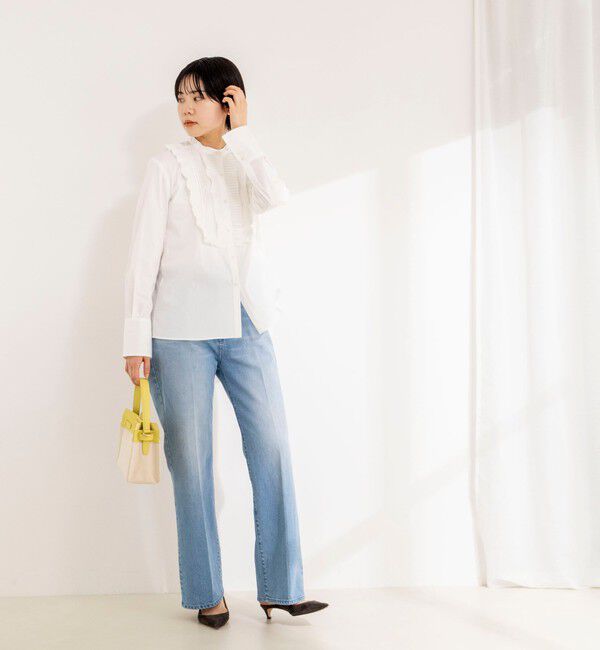 NOLLEY'S sophi「【MARILYN MOON/マリリーンムーン】tuck pleats jabot blouse」|シャツ・ブラウス|