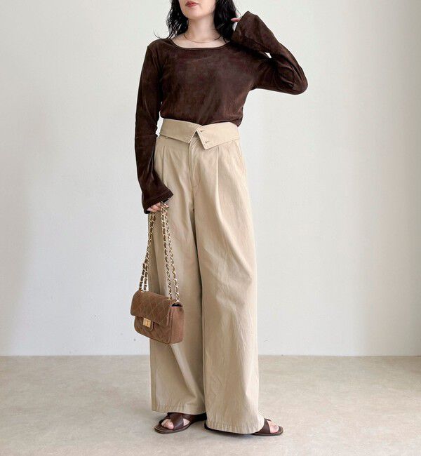 fredy emue「シアーフロッキーフレアスリーブプルオーバー」|Tシャツ・カットソー|