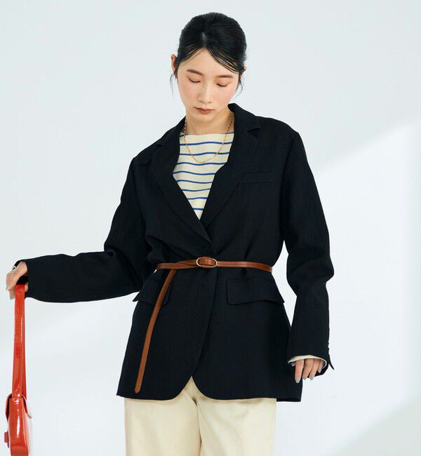 fredy emue「牛革フリー細ベルト」|ベルト|