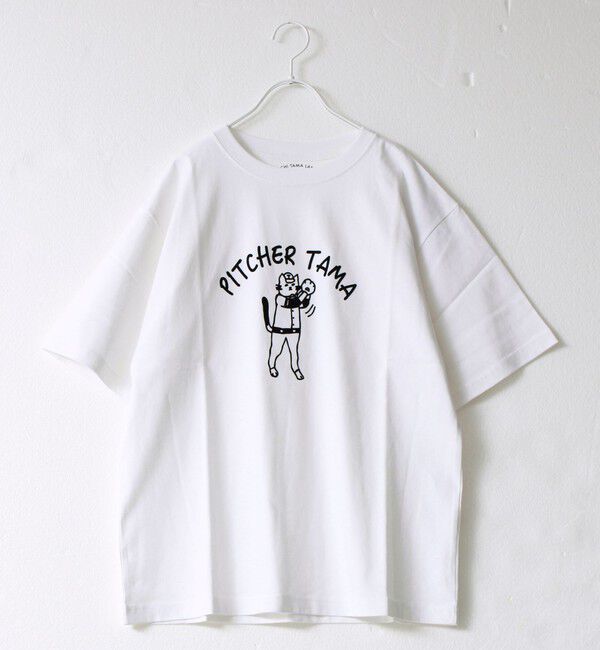 FREDY MAC「【マックT】【PITCHER TAMA】original body T-shirts」|Tシャツ・カットソー|ホワイト