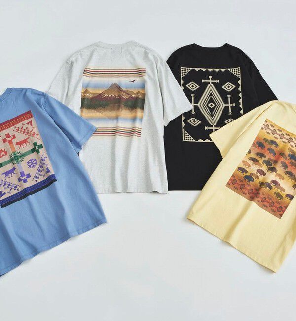 GLOSTER「【PENDLETON/ペンドルトン】Back Print Tee」|Tシャツ・カットソー|
