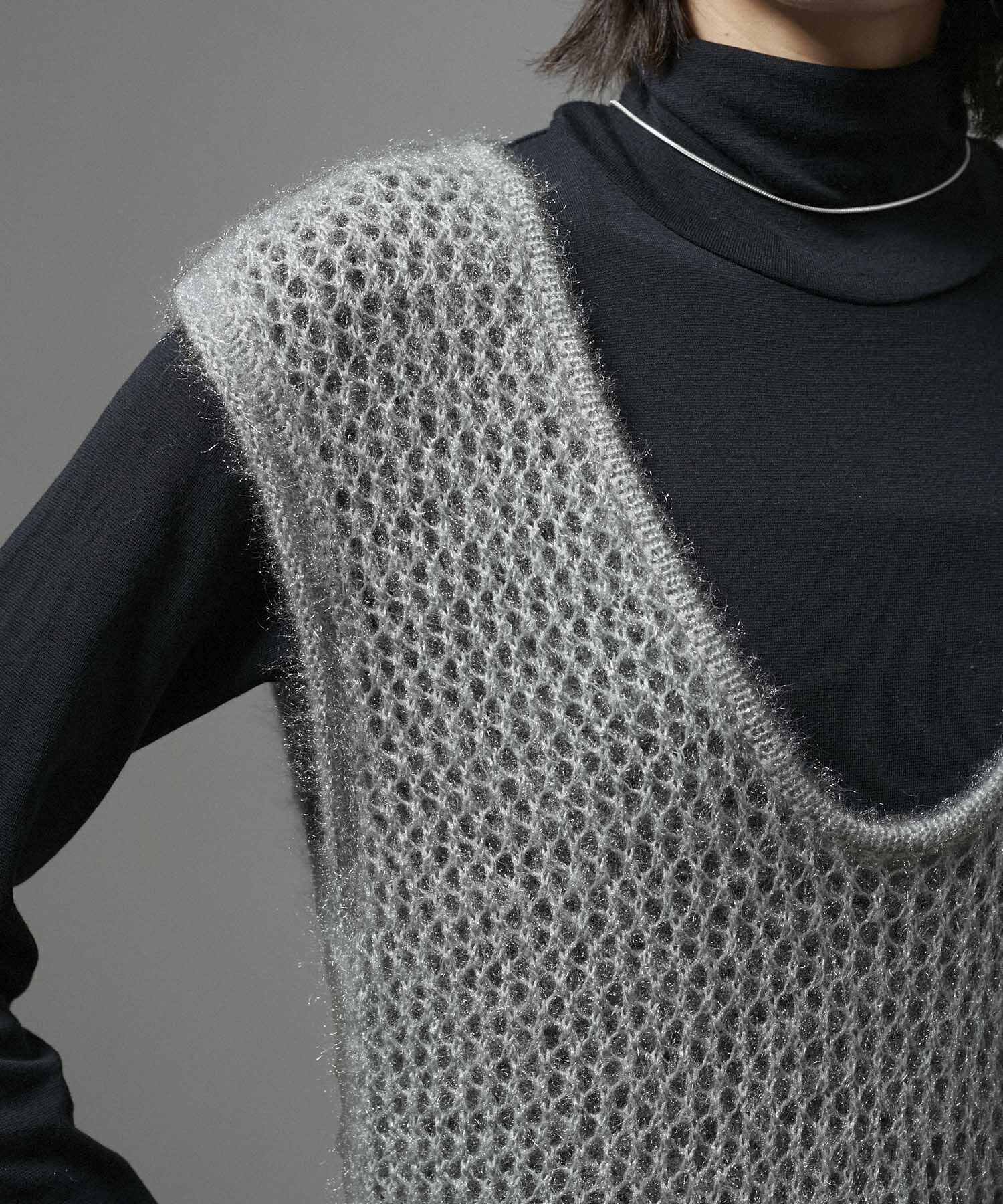 SALON adam et rope'「【WEB限定】フラッフィシアー2WAYワンピース」|ワンピース|